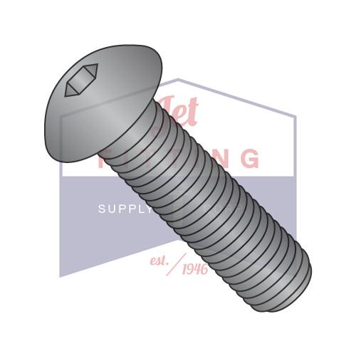 Tornillo de cabeza hexagonal con zócalo de botón 8-32 x 1/2 de acero de aleación