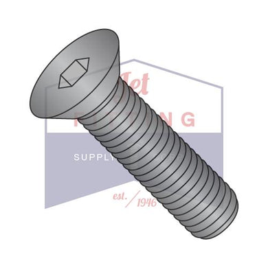 1/4-20x1-1/2 Flat Hex Socket Cap Screw Alloy Steel Thermal Black Oxide and Oil -- (Pack: 25)