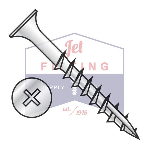 10X4 Phillips Bugle Head Course Thread Type 17 Point Deck Screw Dacrotized