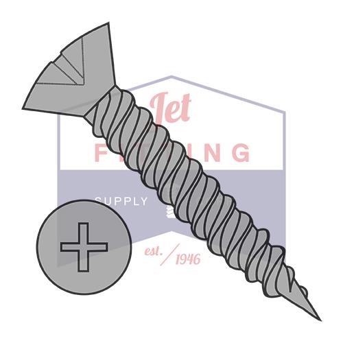 6-18X5/8 Phillips Oval Hinge Screw Twinfast Fine Thread Fully Threaded Plain