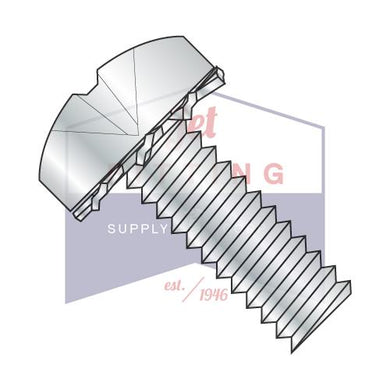 1/4-20X1 1/2  Phillips Pan External Sems Machine Screw Fully Threaded Zinc And Bake
