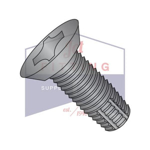 10-24X1/2  Phillips Flat Undercut Thread Cutting Screw Type F Fully Threaded Black Oxide