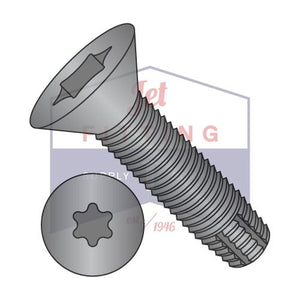10-24X1 1/4  Six Lobe Flat Floor Board Screw Type F Black Phosphate