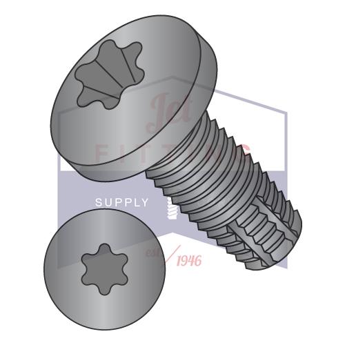 5/16-18X5  Six Lobe Pan Floor Board Screw Type F Black Phosphate