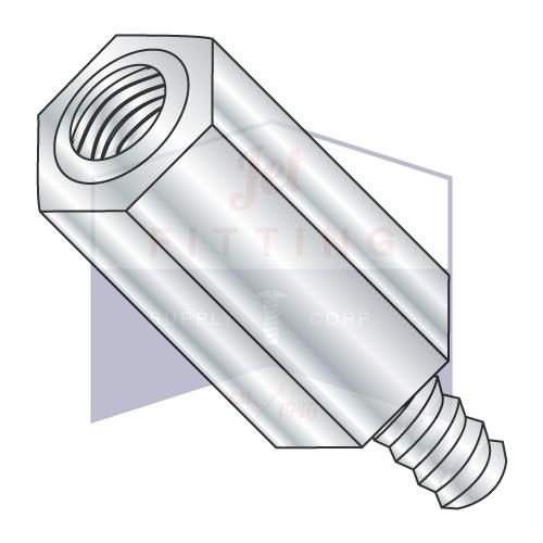 4-40X7/8  Three Sixteenths Hex Male Female Standoff Aluminum