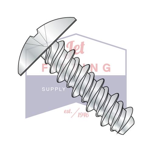 4-24X5/16#3HD Phillips Truss High Low Screw Fully Threaded Zinc And Bake
