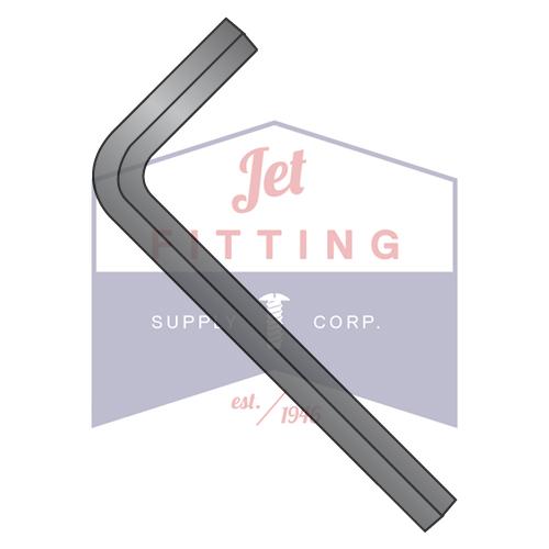 7/32 Long Arm Hex Key Wrench Alloy Steel Black Oxide