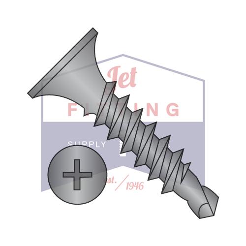 #16-12 (5/16)X1 1/4 Phillips Bugle Head Full Thread Self Drilling Drywall Screw Black Phosphate