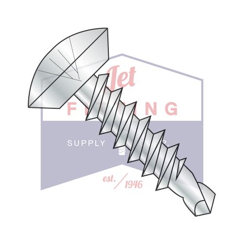 10-16X1/2  Phiilips Oval Undercut Self Drilling Screw Full Thread Zinc and Bake