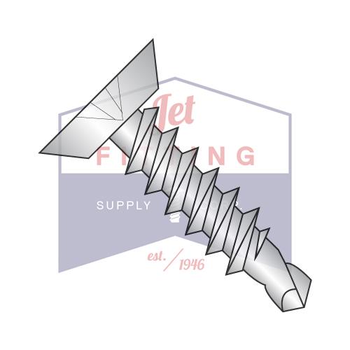 12-14X1 1/2  Phillips Flat Undercut Full Thread Self Drilling Screw 18 8 Stainless Steel