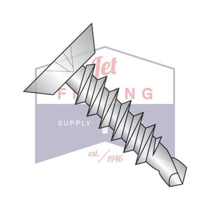 6-20X1/2  Phillips Flat Undercut Full Thread Self Drilling Screw 410 Stainless Steel
