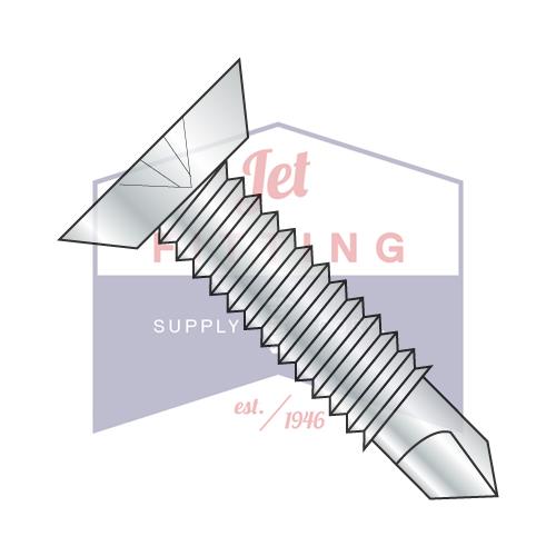 12-24X3/4 Phillips Flt Underct Rosca completa Autoperforante Scr Máquina Sc Rosca Zincada y Horneada