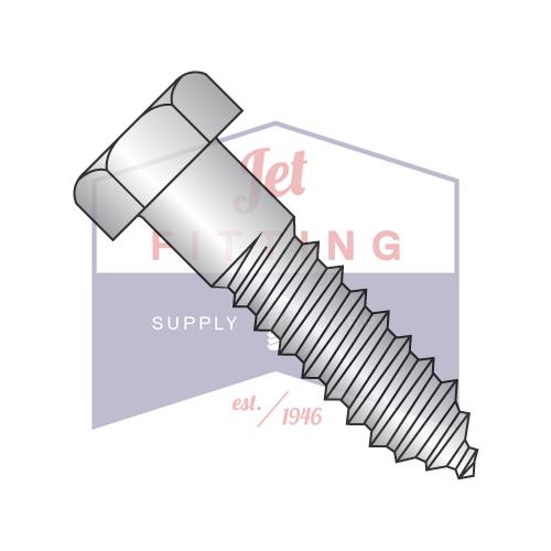 3/8X4 Hex Lag Screw Stainless Steel 18-8