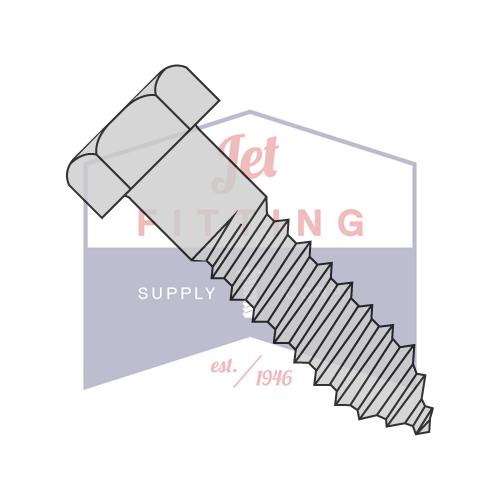 3/8X12 Hex Lag Screw Galvanized Gimlet Point