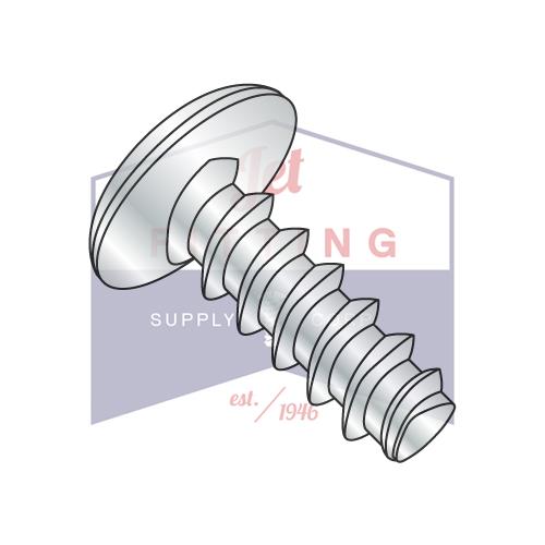 4-20X1/4 Phillips Contorno completo Truss Alternativa a Plastite 48-2 Totalmente roscado Zincado al horno y encerado