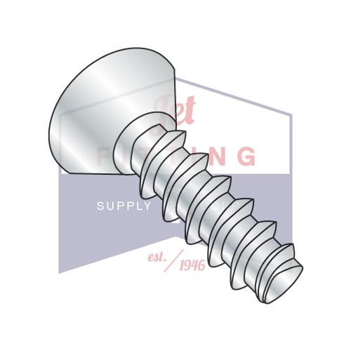 4-20X1/4 Phillips Flat Undercut Plastite Alternative 48-2 Totalmente roscado Zincado y encerado