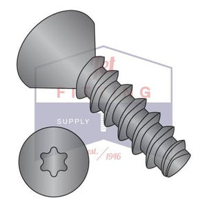 2-28X3/8 6 Lobe Flat Plastite Alternative 48-2 Fully Threaded Black Oxide and Wax