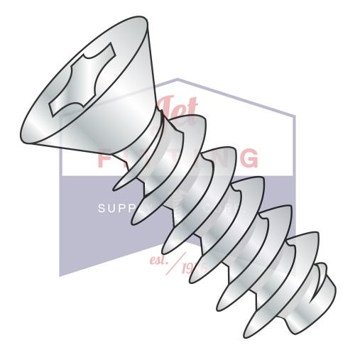 M3.5-1.57X25 Tornillo de cabeza plana Phillips métrico PT Ejot alternativo de 30 grados con rosca completa de zinc