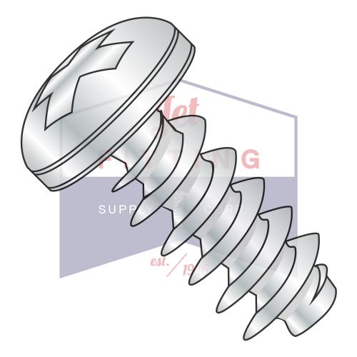 4-1.79X30 Cabeza plana Phillips métrica PT Alternativa Totalmente roscada Zincada y horneada