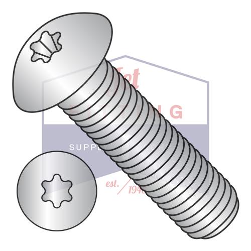Tornillo de cabeza abotonada Torx (6 lóbulos) métrico M4-0,7 x 12 ISO7380 de acero inoxidable A2 (18-8)