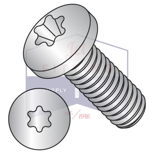 M3-.5X12  ISO7045 Metric Torx (6 Lobe) Pan Head Machine Screw Full Thread Stainless Steel A2 (18-8)