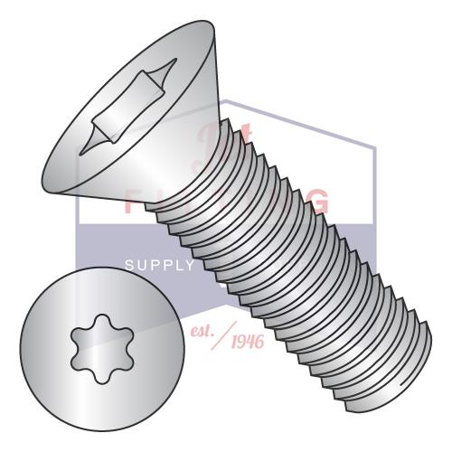 M4-0.7X10 ISO14581 Metric Torx (6 Lobe) Flat Machine Screw Full Thread Stainless Steel A2 (18-8)