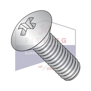 1/4-20X2  Phillips Oval Machine Screw Fully Threaded 18 8 Stainless Steel