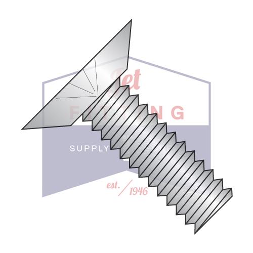 3-48X3/8  Phillips Flat Undercut Machine Screw Fully Threaded 18-8 Stainless Steel