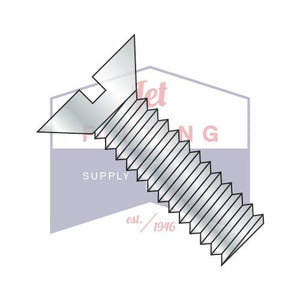 2-56X1/4  Slotted Flat Machine Screw Fully Threaded Zinc