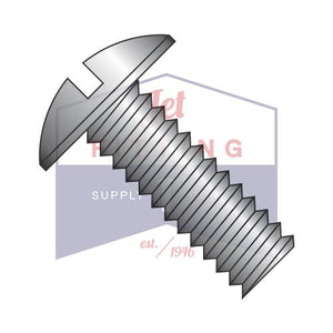 1/4-20X5/8  Slotted Truss Machine Screw Fully Threaded Black Oxide