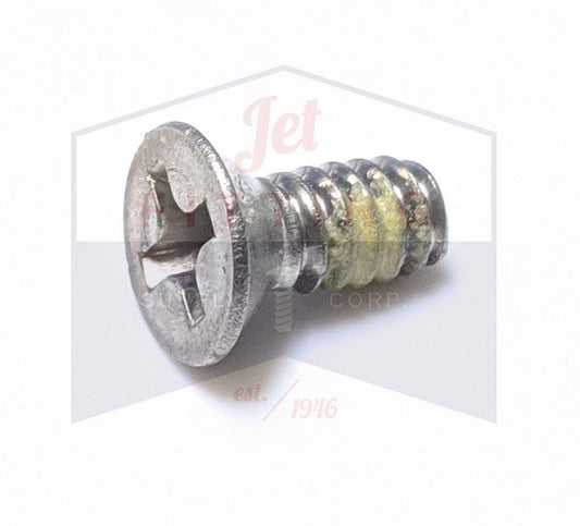 Tornillo para máquina Phillips Flat82 de 6-32 x 1/2 de acero inoxidable 18-8 con parche de nailon y rosca completa