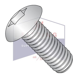 10-24X3/8  6 Lobe Truss Full Contour Machine Screw Fully Threaded 18 8 Stainless Steel