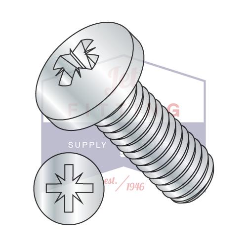 10-32X3/4  Pozi Drive Alternative Type 1A Recess Pan Mach Scr Fully Thrd Zinc