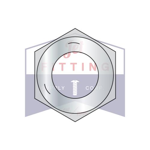 Tuerca hexagonal con acabado de rosca gruesa de 7/8-9, grado 5, zinc doméstico DFAR