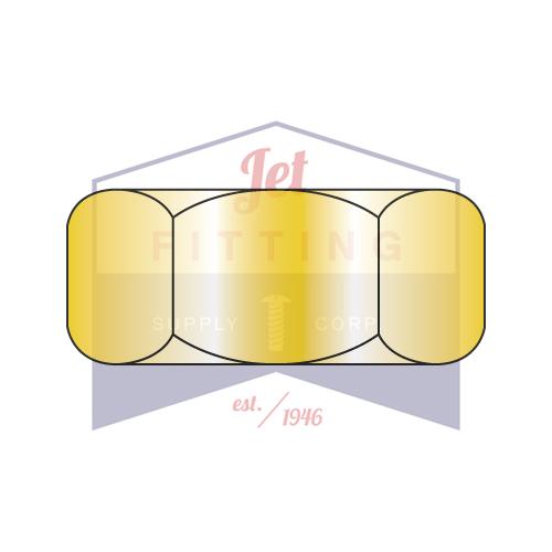 3/8-16  Finished Hex Nut Zinc Yellow