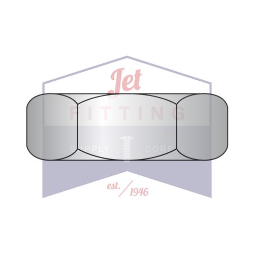 Tuerca para tornillo de máquina hexagonal de patrón pequeño de 4-40 x 3/16 x 1/16, acero inoxidable 18 8