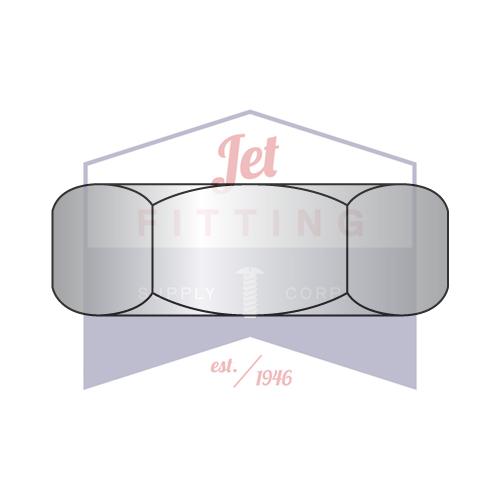 Tuerca para tornillo de máquina hexagonal con patrón estándar de 2-56 x 3/16 x 1/16, acero inoxidable 18 8