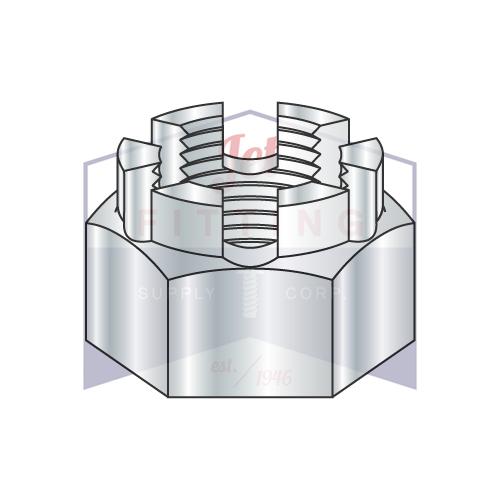3/8-16  Castle Nut Zinc