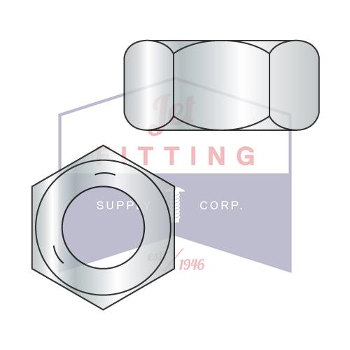 Tuerca hexagonal pesada de 3/4-10, grado 5, zincada
