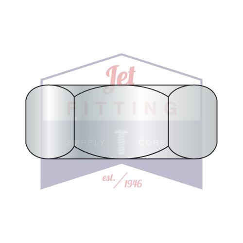 Tuerca hexagonal de seguridad de 3/8-16 de gran resistencia, de zinc