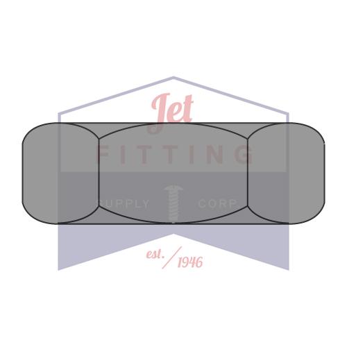 Tuercas para tornillos de máquina hexagonales de patrón pequeño de 4-40 x 3/16 x 1/16