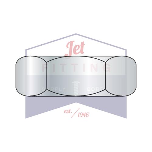 Tuercas para tornillos de máquina hexagonales de patrón pequeño de 6-32 x 1/4 x 3/32, de acero y zinc