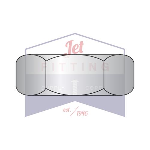 1/2-20  Hex Jam Nut 18 8 Stainless Steel