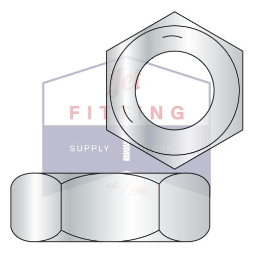 Tuerca hexagonal de seguridad de 3/4-10, grado 5, zincada