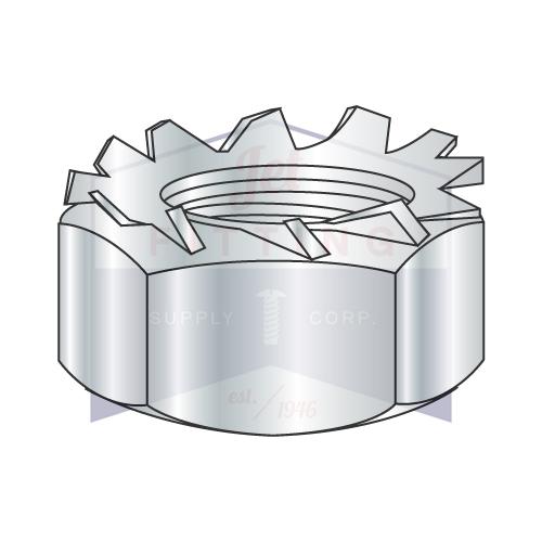 Tuercas de seguridad K de 8-32 x 5/16, diseño pequeño, zincadas y horneadas