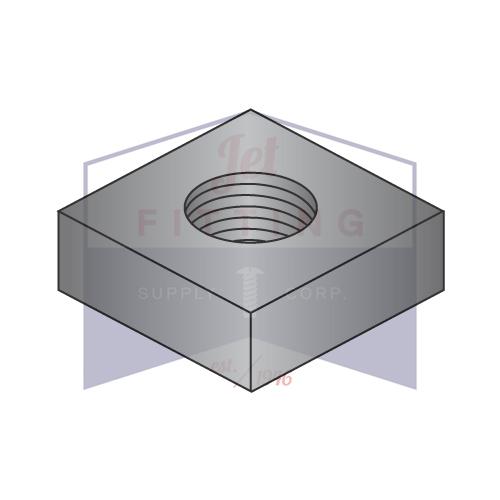 Tuerca para tornillo de máquina cuadrada de 1/4-20, óxido negro