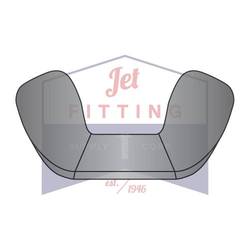 Tuerca de mariposa forjada en frío de 3/8-16 con óxido negro y aceite