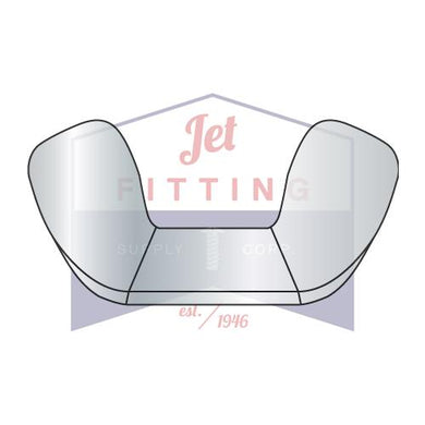 10-24 Wing Nut Forged Type-A Steel Zinc Plated