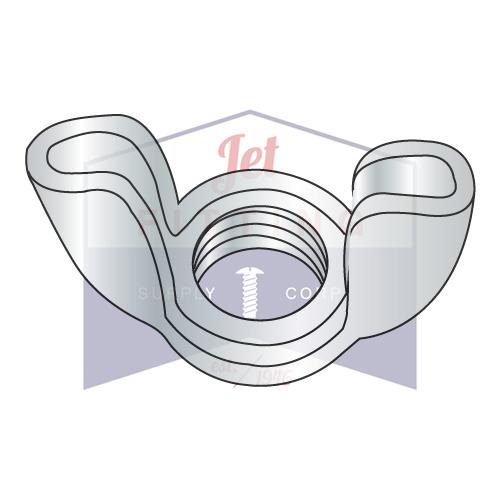 Tuerca de mariposa estampada de zinc 4-40