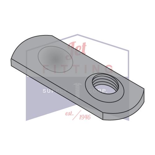 1/4-20  Weld Nut Thin Target Area Plain Steel